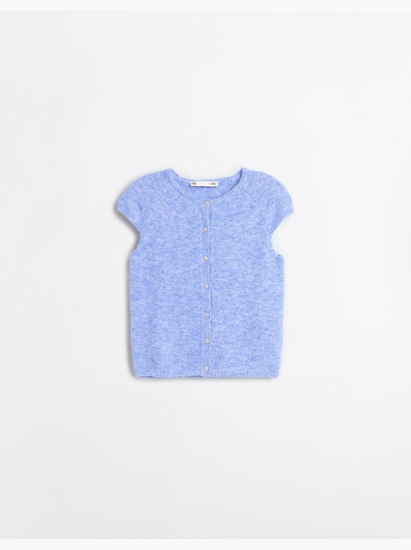 Chaleco con botones, mo fashion Azul - Kiabi