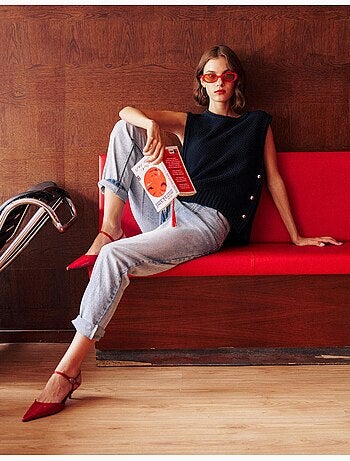 Chaleco con botones, mo fashion