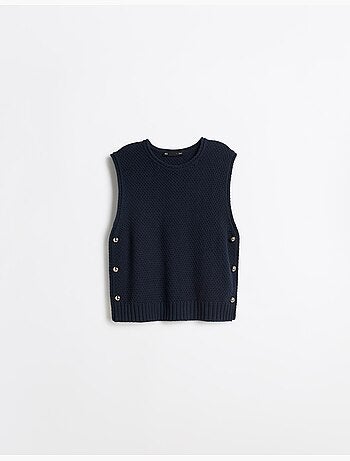 Chaleco con botones, mo fashion