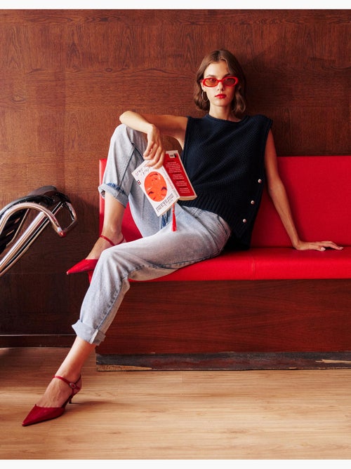 Chaleco con botones, mo fashion - Kiabi Chaleco con botones, mo fashion - Kiabi