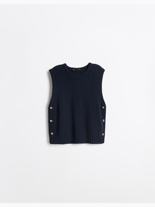Chaleco con botones, mo fashion - Kiabi Chaleco con botones, mo fashion - Kiabi
