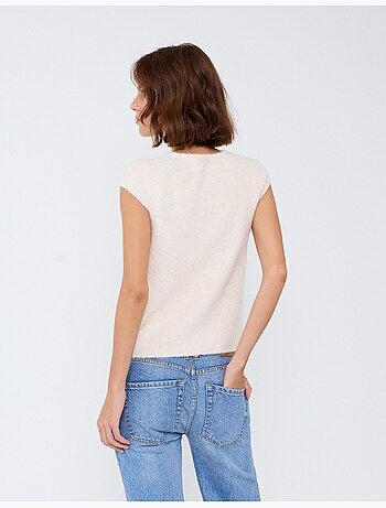 Chaleco con botones, mo fashion