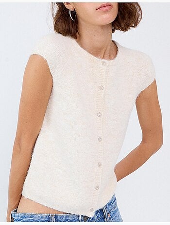 Chaleco con botones, mo fashion