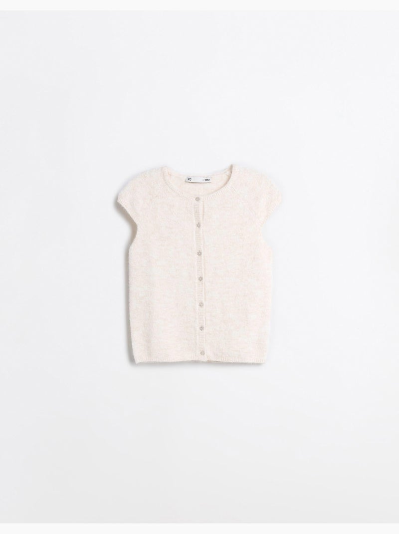 Chaleco con botones, mo fashion Beige - Kiabi