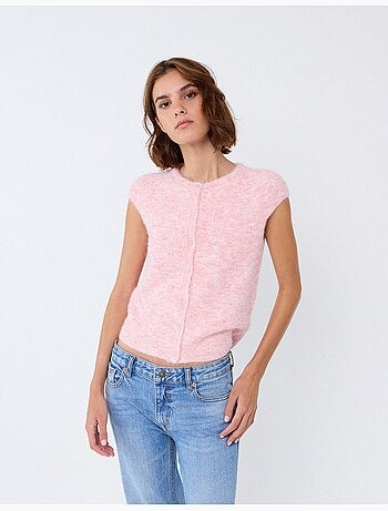 Chaleco con botones, mo fashion