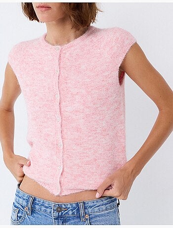 Chaleco con botones, mo fashion