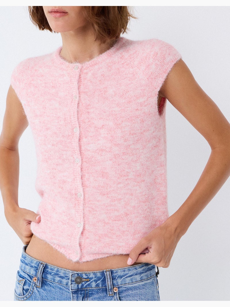 Chaleco con botones, mo fashion Naranja - Kiabi