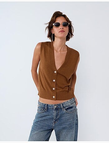 Chaleco con cachemir, mo fashion