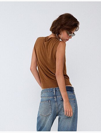 Chaleco con cachemir, mo fashion