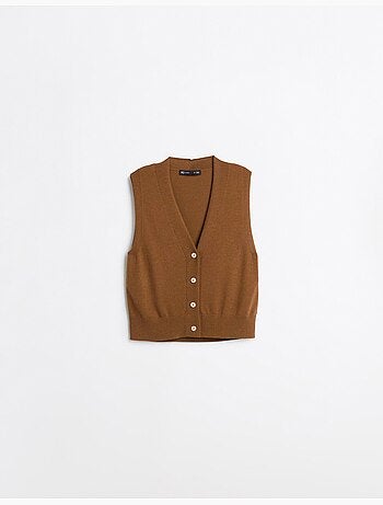 Chaleco con cachemir, mo fashion