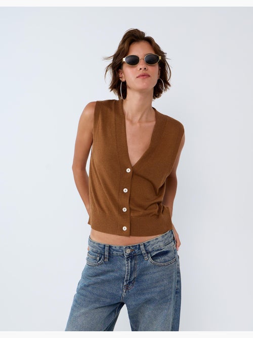 Chaleco con cachemir, mo fashion - Kiabi