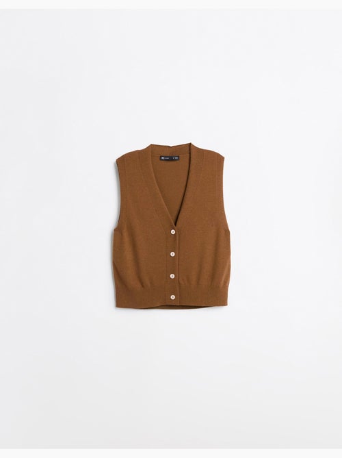 Chaleco con cachemir, mo fashion - Kiabi