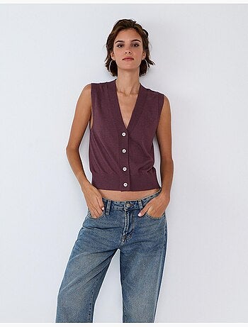Chaleco con cachemir, mo fashion