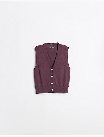 Chaleco con cachemir, mo fashion