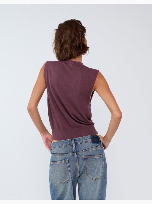 Chaleco con cachemir, mo fashion - Kiabi Chaleco con cachemir, mo fashion - Kiabi