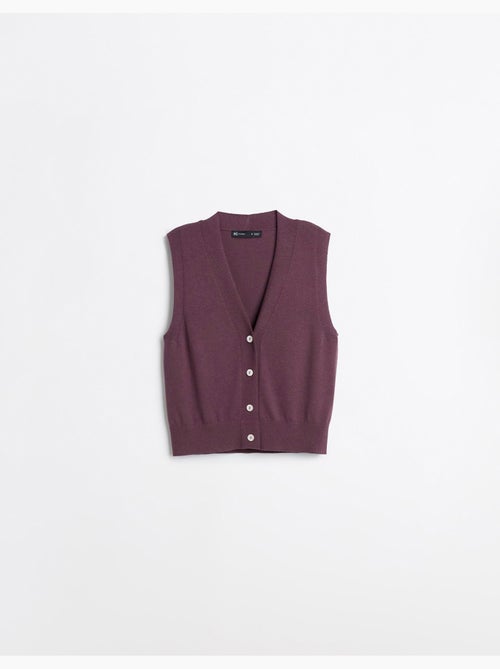 Chaleco con cachemir, mo fashion - Kiabi Chaleco con cachemir, mo fashion - Kiabi