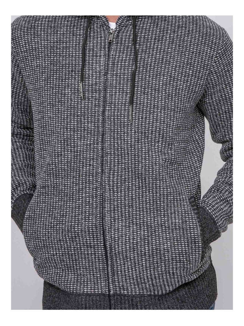 Chaleco con capucha LITEDDY Gris antracita - Kiabi