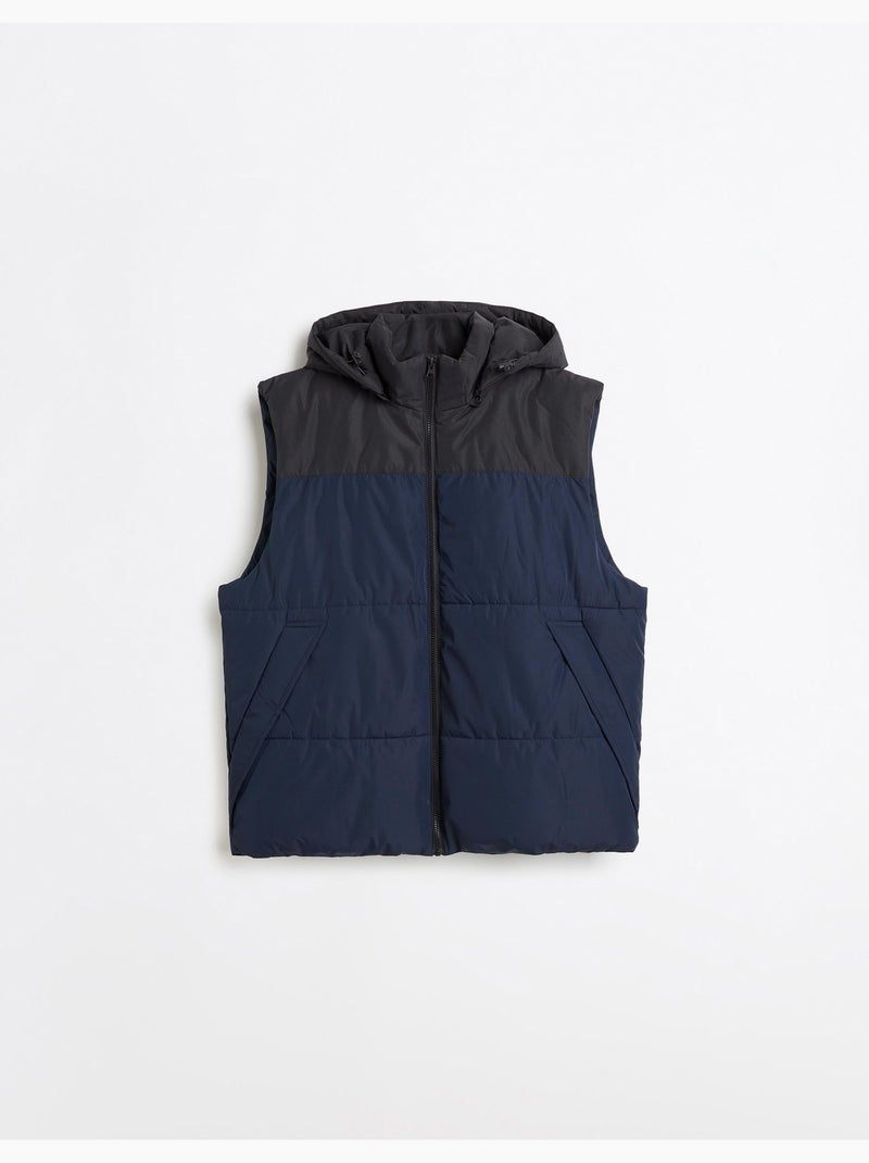 Chaleco con capucha, mo fashion Azul - Kiabi