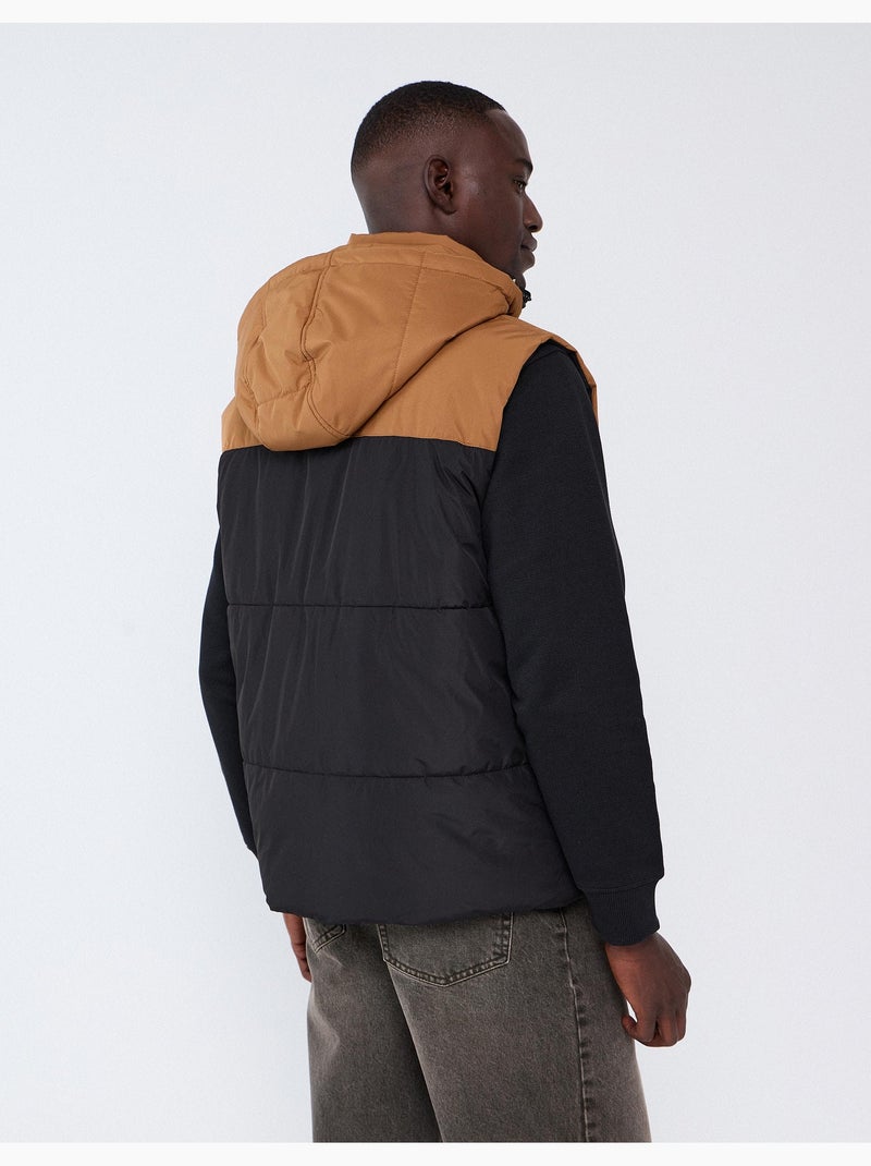 Chaleco con capucha, mo fashion Negro - Kiabi