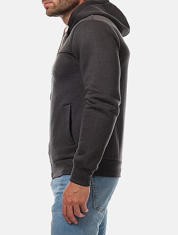 Chaleco con capucha y cremallera