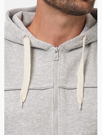 Chaleco con capucha y cremallera