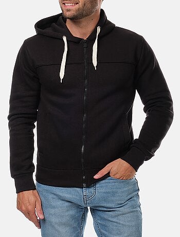 Chaleco con capucha y cremallera