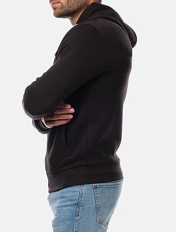 Chaleco con capucha y cremallera