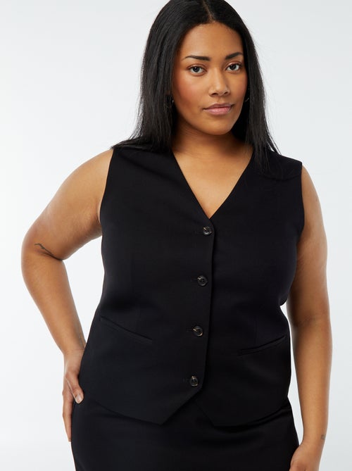 Chaleco con cierre de botones - Kiabi