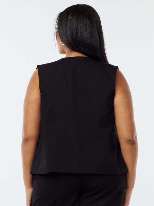 Chaleco con cierre de botones - Kiabi