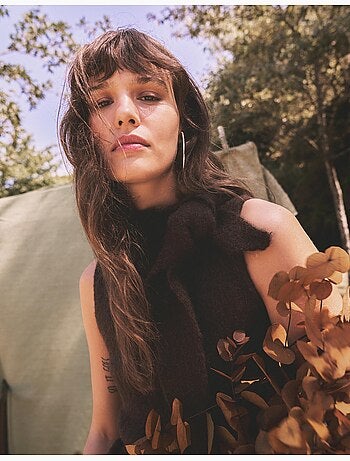 Chaleco con collar, mo fashion