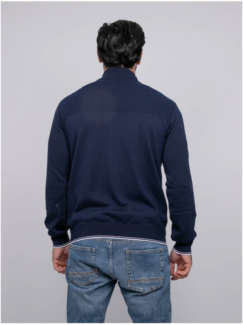 Chaleco con cremallera AMOULIN Azul marino - Kiabi