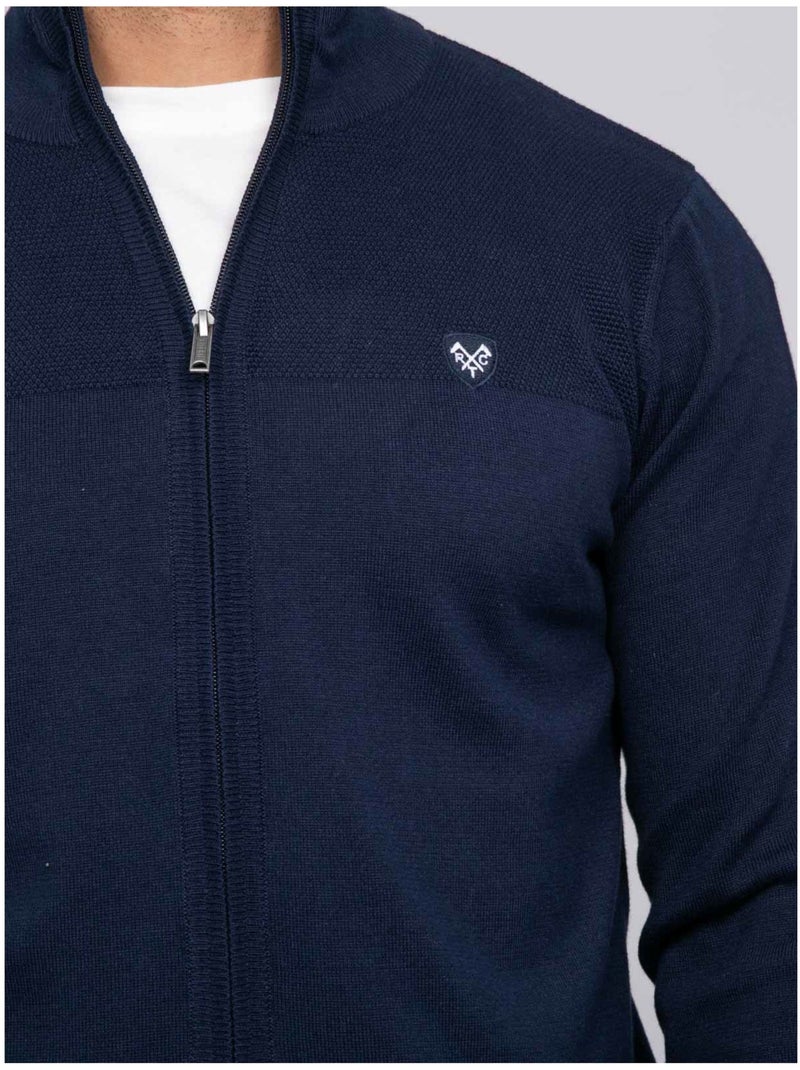 Chaleco con cremallera AMOULIN Azul marino - Kiabi