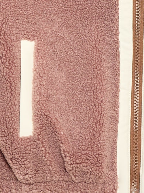 Chaleco con cremallera efecto borreguito - Kiabi