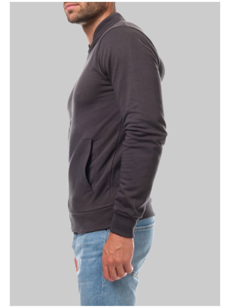 Chaleco con cremallera Kebello Gris antracita - Kiabi