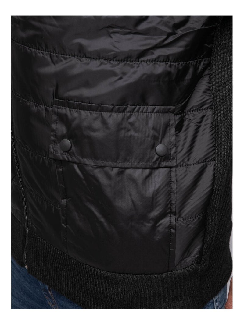 Chaleco con cremallera LATOCOL Negro - Kiabi
