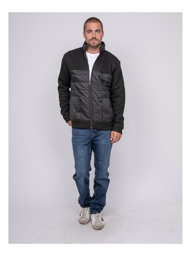 Chaleco con cremallera LATOCOL Negro - Kiabi