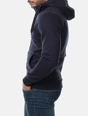 Chaleco con cremallera y capucha