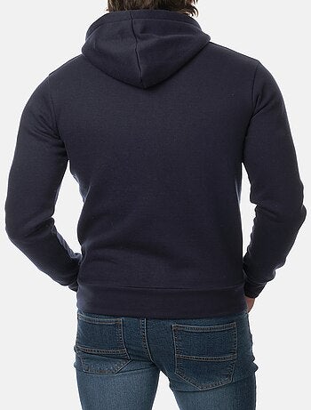 Chaleco con cremallera y capucha