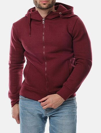 Chaleco con cremallera y capucha