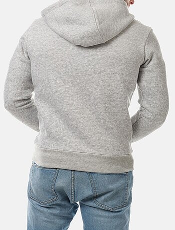 Chaleco con cremallera y capucha