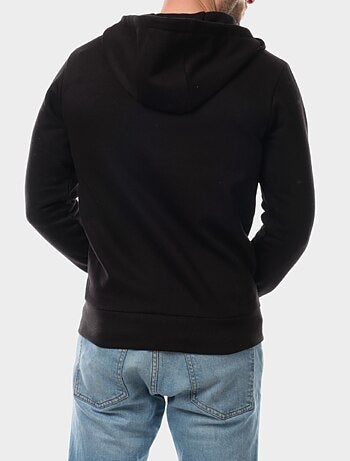 Chaleco con cremallera y capucha