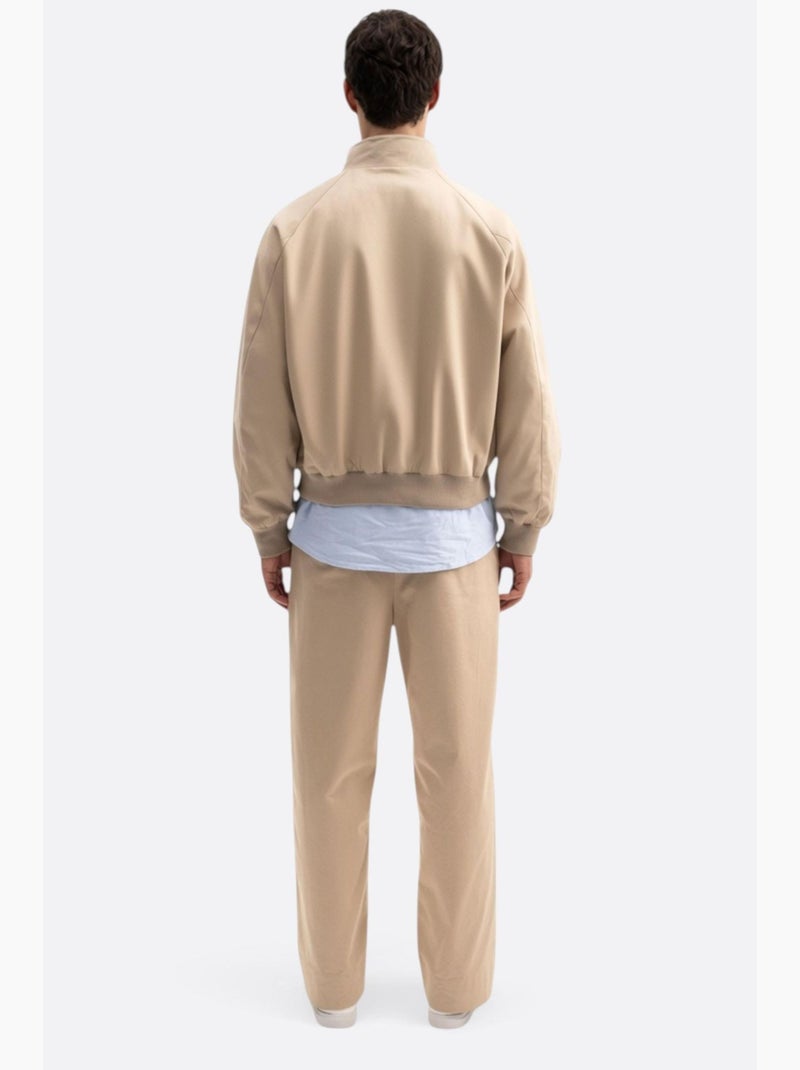 Chaleco con cuello mao giesto Beige arcilla - Kiabi
