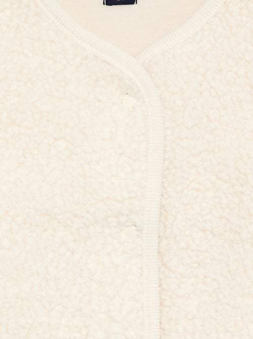Chaleco con efecto borreguito - Kiabi