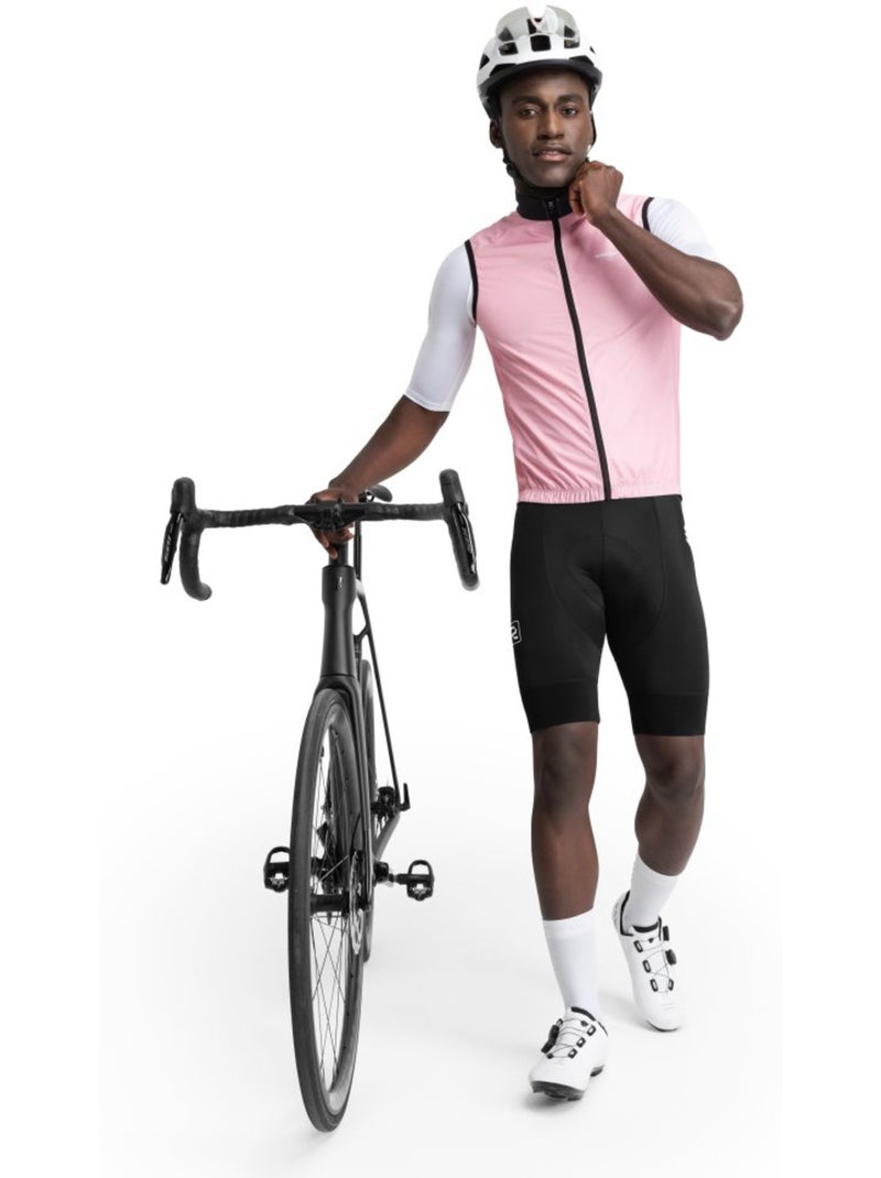 Chaleco cortavientos ciclismo hombre ciclismo hombre v1 berthel Rosa - Kiabi
