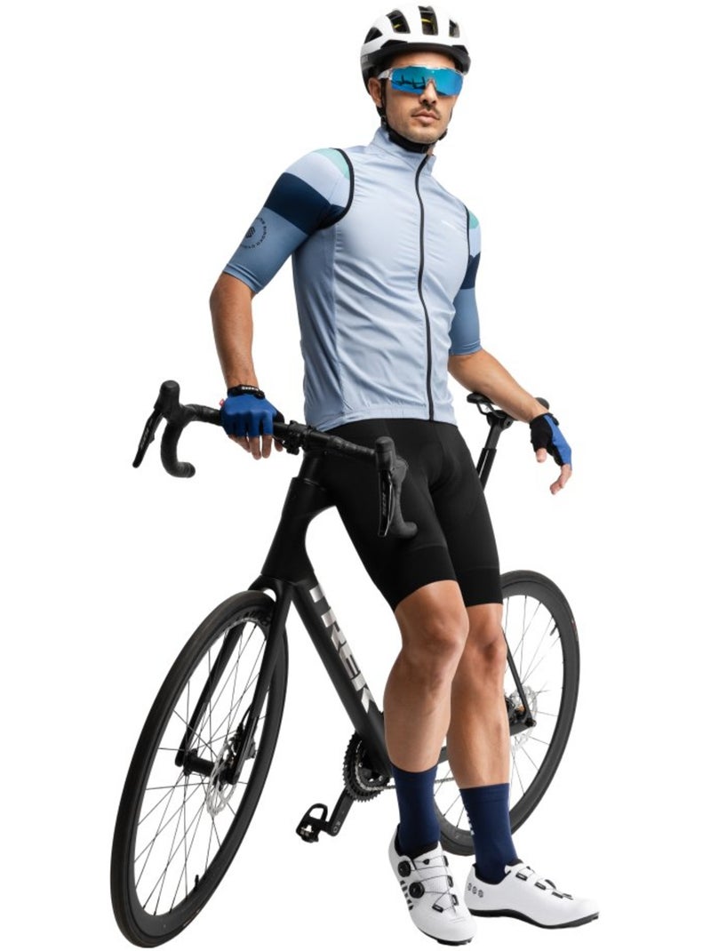 Chaleco cortavientos ciclismo hombre ciclismo hombre v1 klausen Azul - Kiabi