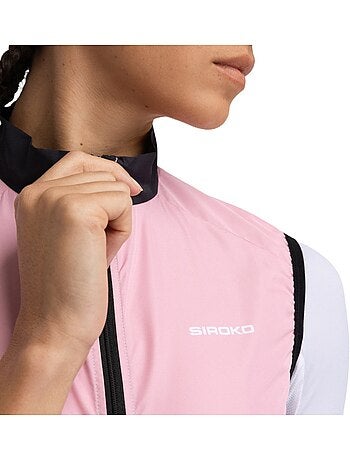 Chaleco cortavientos ciclismo mujer ciclismo mujer v1-w berthel
