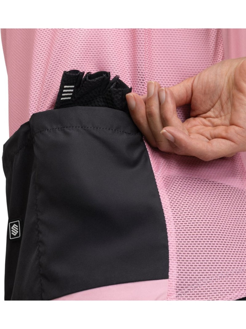 Chaleco cortavientos ciclismo mujer ciclismo mujer v1-w berthel Rosa - Kiabi