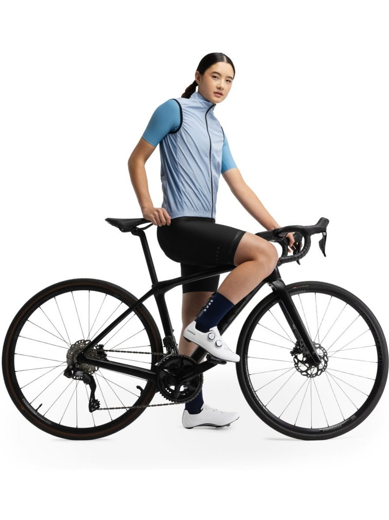Chaleco cortavientos ciclismo mujer ciclismo mujer v1-w klausen Azul - Kiabi