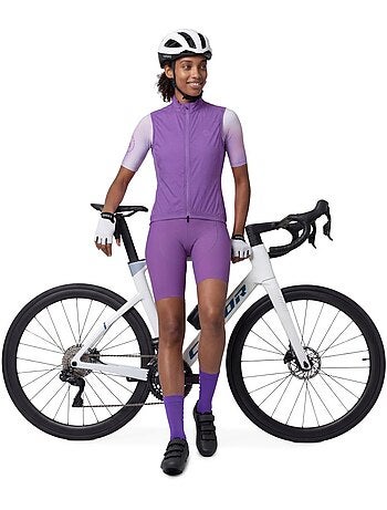 Chaleco cortavientos ultraligero ciclismo mujer mujer v2-w breeze