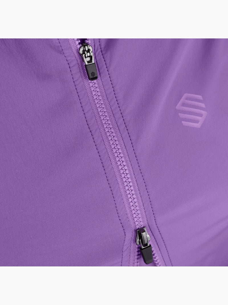 Chaleco cortavientos ultraligero ciclismo mujer mujer v2-w breeze Violeta - Kiabi
